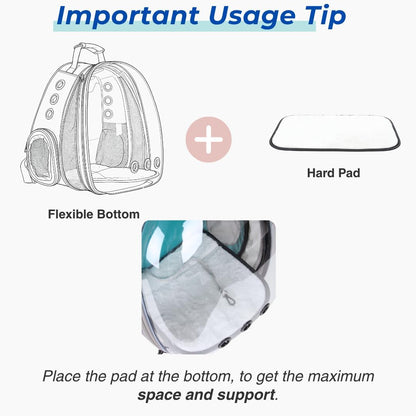 Expandable Cat Backpack Carrier for Large Cats & Small Dogs - Airline Approved Pet Bubble Backpack with Dual-Side Expansion, Perfect for Travel, Hiking & Outdoor Adventures, up to 16Lbs