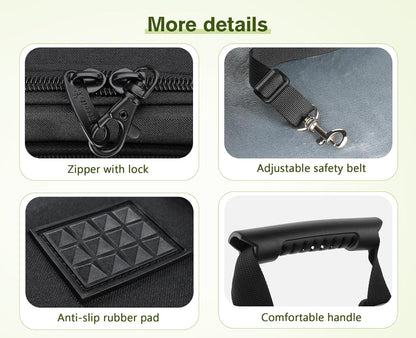 Dog Carrier Backpack Expandable, Pet Backpack Carrier for Small Dogs & Cats up to 18 Lbs, Waterproof & Breathable Mesh Design, Ideal for Hiking, Travel, Camping, and Outdoor Adventures Black